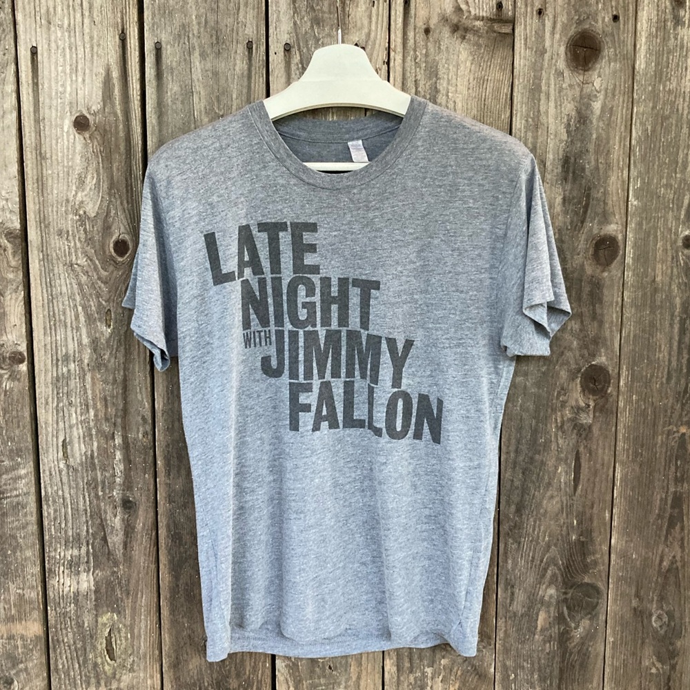 Late Night with Jimmy Fallon Gray Official Tee